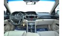 Honda Accord 2.4L EX 2016 GCC SPECS WITH DEALER WARRANTY AND FREE INSURANCE