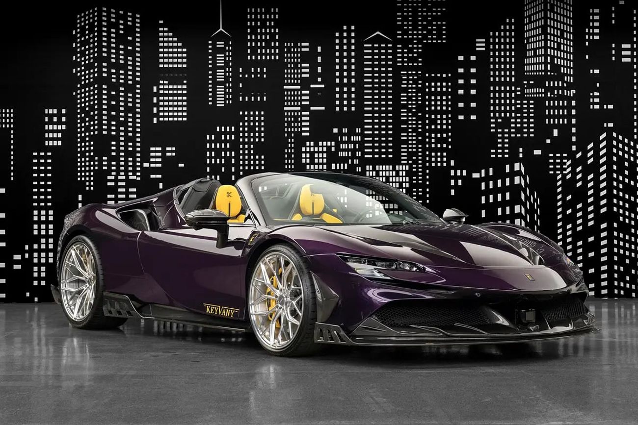 فيراري SF90 سبيدر Ferrari | SF90 SPIDER KEYVANY 1 OF 10 | VIOLA HONG KONG COLOUR