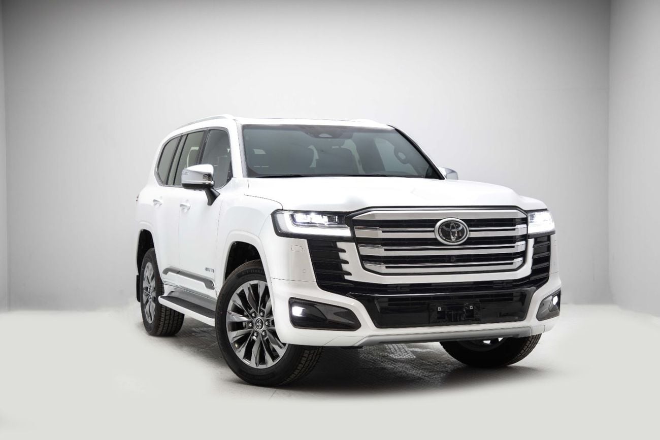 Toyota Land Cruiser VXR 3.5L - Platinum White Pearl Inside Red | Export Only