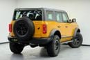 Ford Bronco Wildtrak 2.7L (5 Seater) 2022 Ford Bronco Wildtrak, 2028 Warranty + Service Pack, Full Ford Service