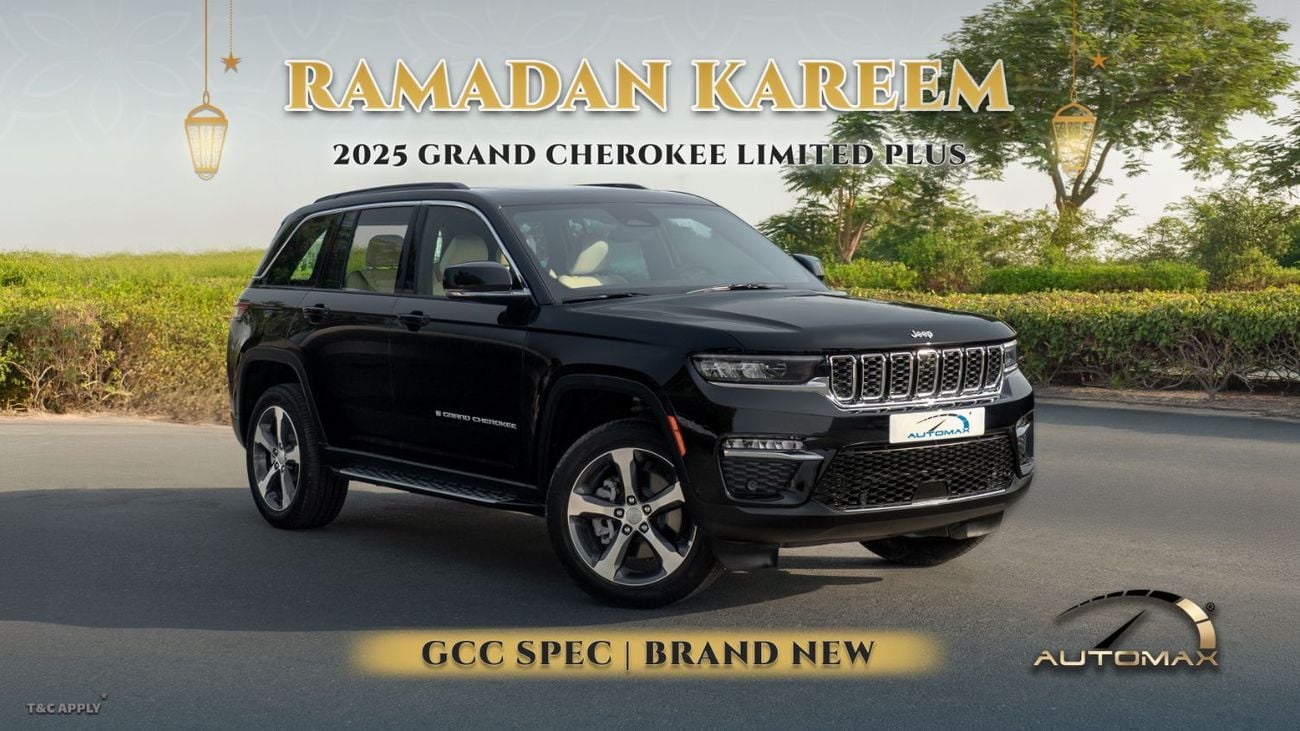 جيب جراند شيروكي LIMITED PLUS LUXURY 4X4 GCC 2025 With 3 Years Or 60,000 Km Warranty @Official Dealer