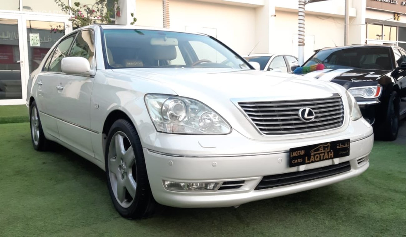 Lexus LS 430 Gulf 3/4 Ultra Hole Leather Screen Rear Camera Wheels Sensors Wood Chair Heating Android Screen Fog