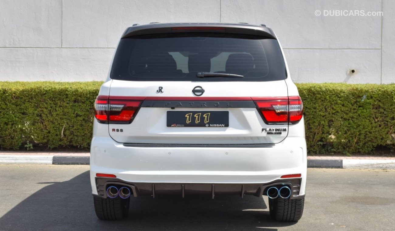 Nissan Patrol Platinum LE With RSS body kit / Warranty / GCC Specification