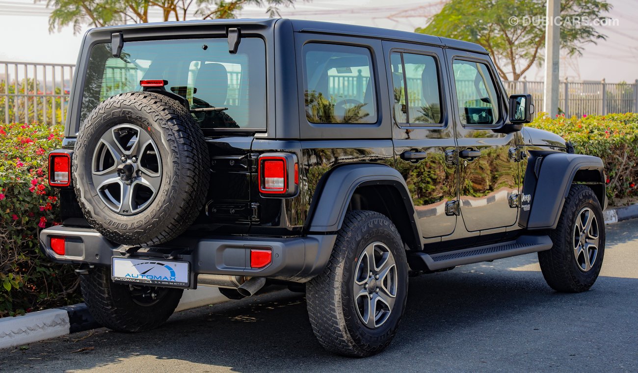 Jeep Wrangler Unlimited Sport Plus V6 3.6L , GCC , 2021 , 0Km , W/3 Yrs or 60K Km WNTY @Official Dealer