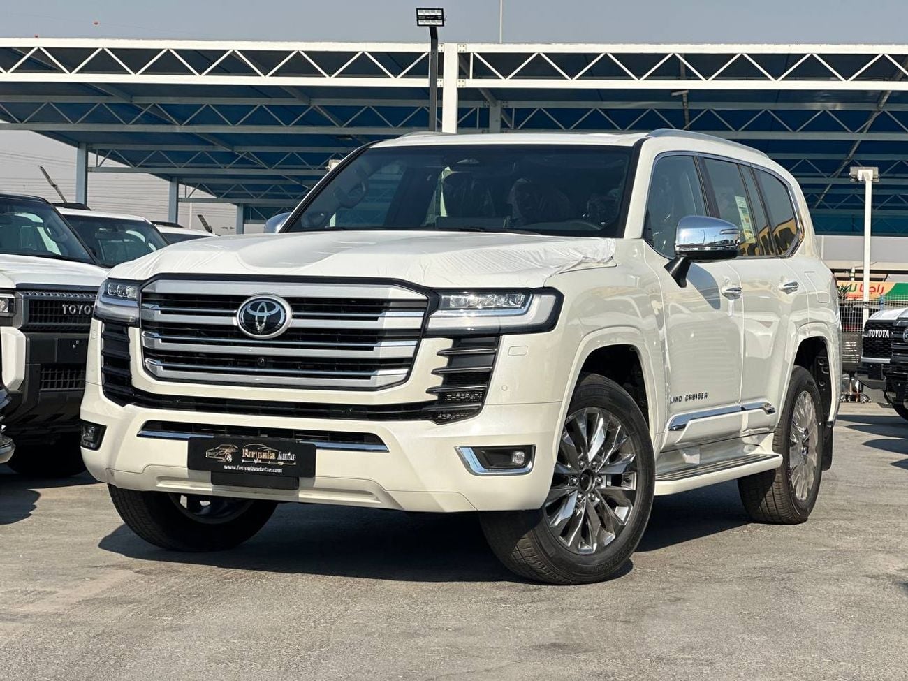 تويوتا لاند كروزر VX 3.5 لتر PTR أوتوماتيك // 2026 // كاملة المواصفات مع رادار، كاميرا 360 درجة، ذاكرة، ومقاعد مدفأة و