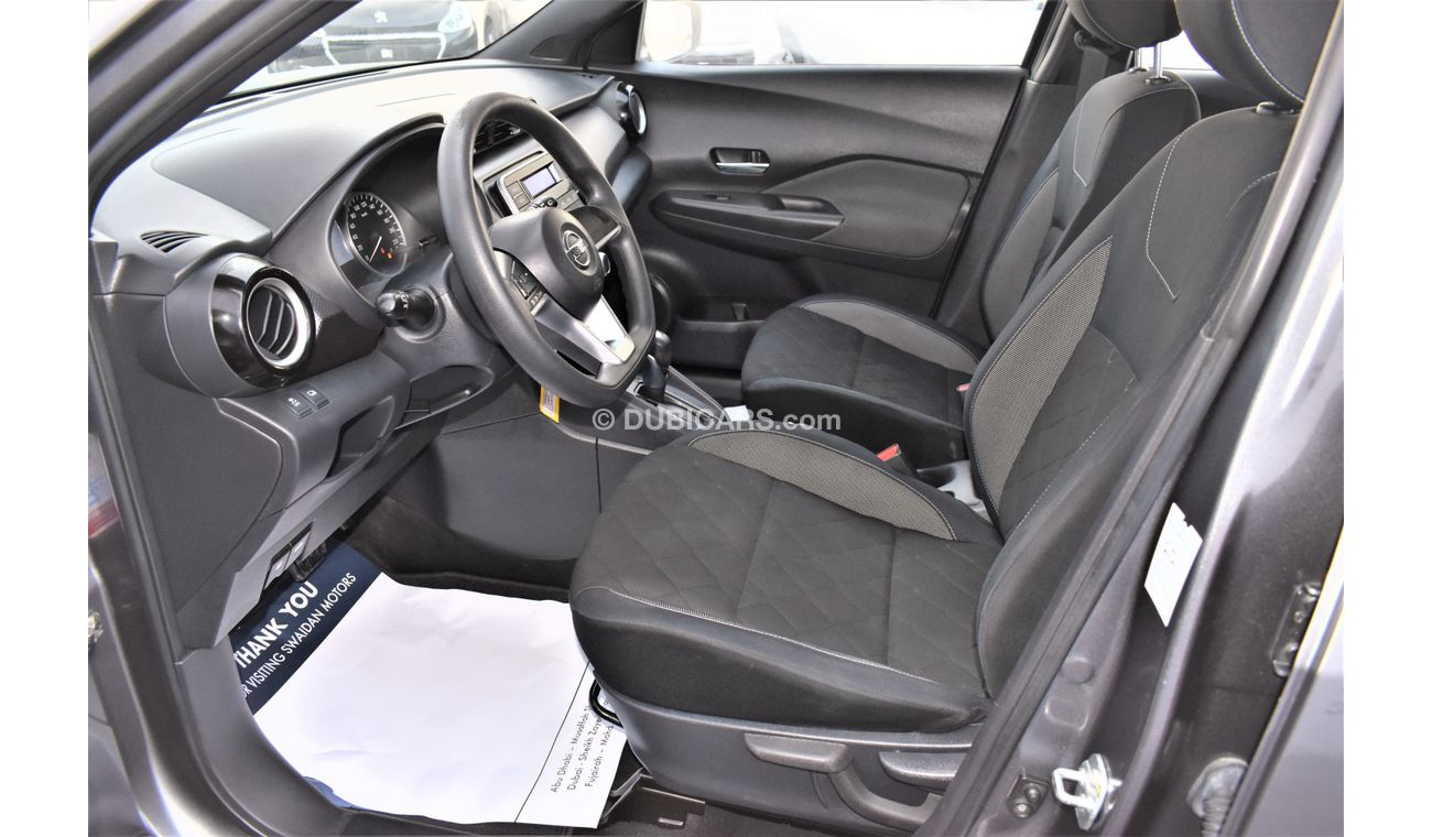 Nissan Kicks 1.6L SV 2017 GCC SPECS DEALER WARRANTY
