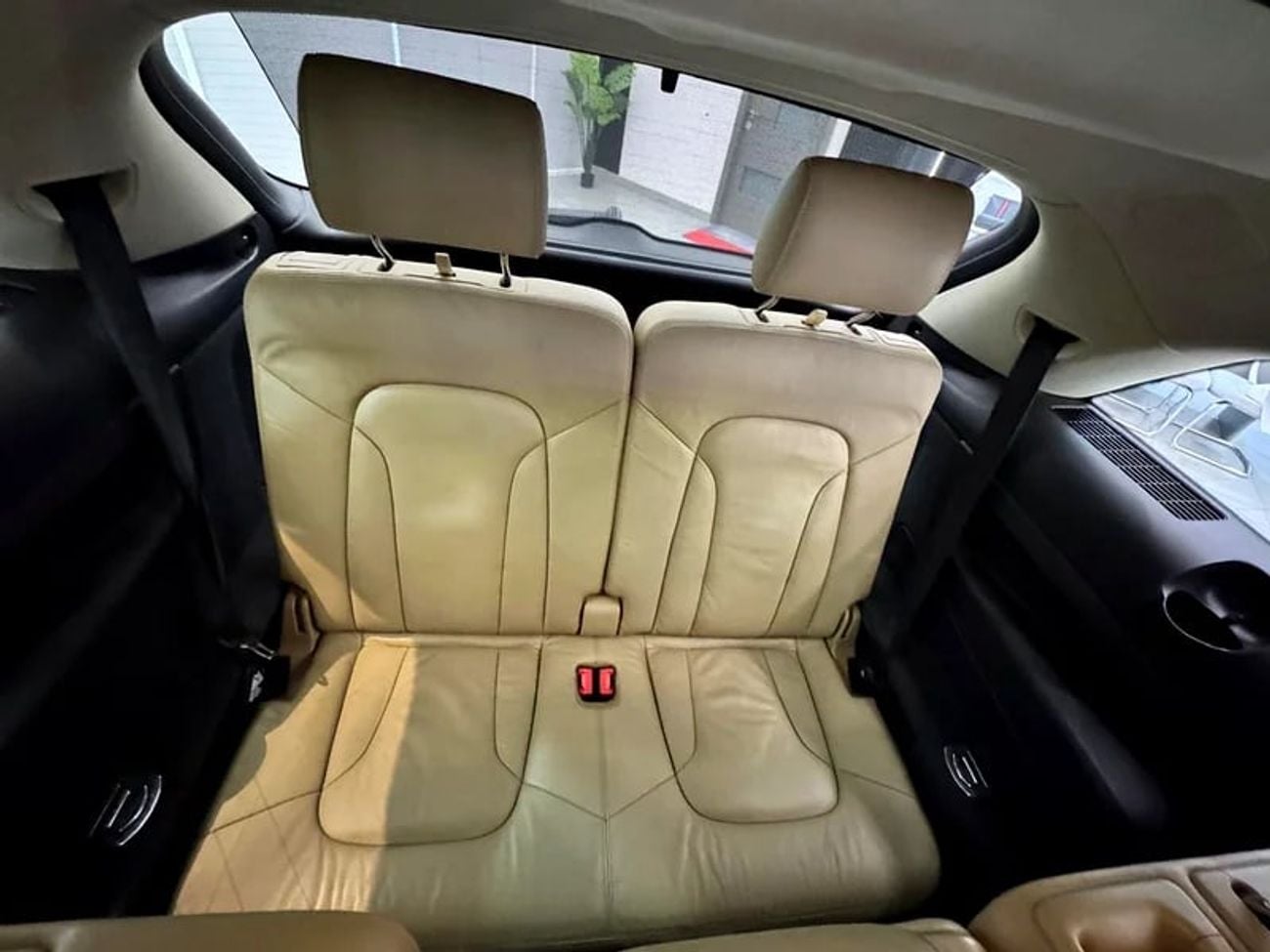 Audi Q7 AMAZING WHITE S_LINE V6 || FULL OPINION || GCC || 7 SEATS || ACCIDENT FREE
