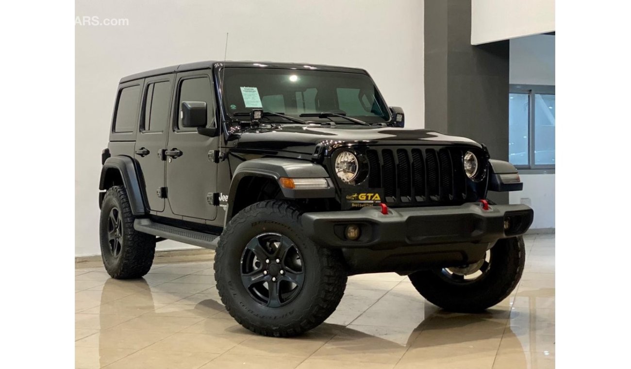 Jeep Wrangler 2019 Jeep Wrangler Sport Unlimited, Jeep Warranty/Service History, GCC