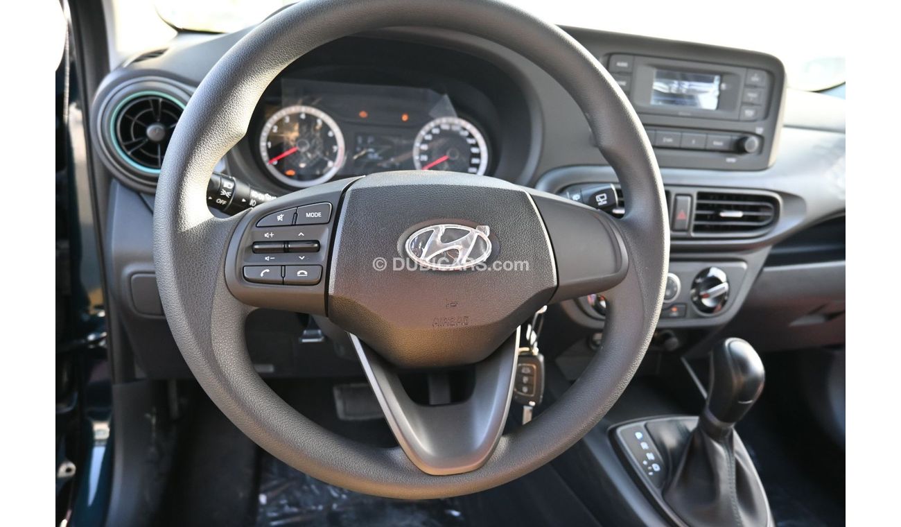 هيونداي جراند i10 هيونداي جراند آي 10 سعة 1.2 لتر بنزين هاتشباك دفع أمامي 4 أبواب لون أخضر موديل 2022