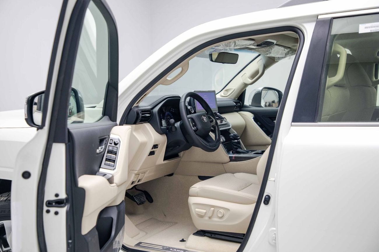 Toyota Land Cruiser VX LC300 4.0L - White Inside Beige | Export Only