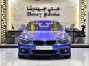 BMW 420i EXCELLENT DEAL for our BMW 420i M-Kit Convertible ( 2019 Model ) in Blue Color GCC Specs