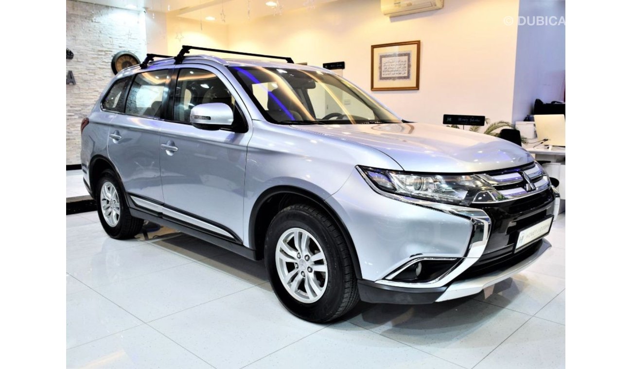 Mitsubishi Outlander AMAZING Mitsubishi Outlander 4WD 2016 Model!! in Silver Color! GCC Specs