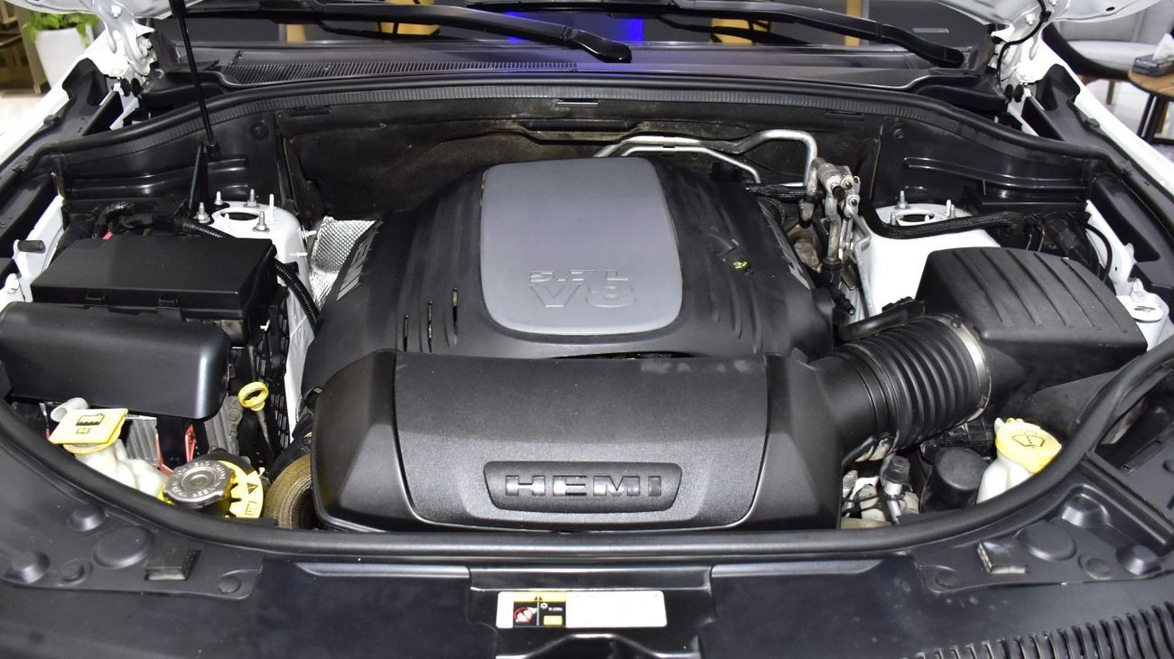 دودج دورانجو EXCELLENT DEAL for our Dodge Durango RT V8 ( 2018 Model ) in White Color GCC Specs