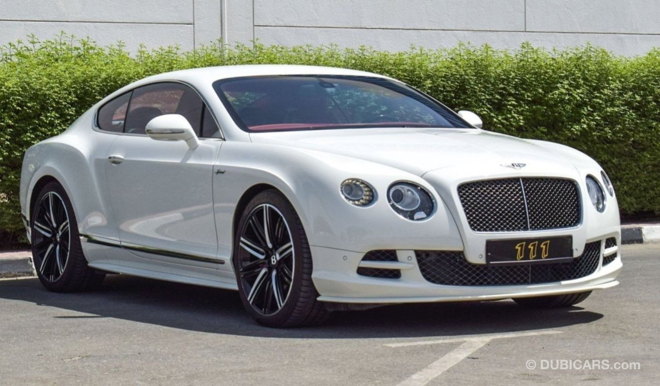 Bentley Continental GT Speed W12 / Warranty / GCC Specifications