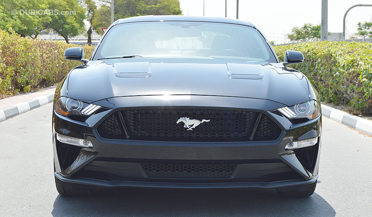 Ford Mustang 2019 GT Premium, 5.0 V8 GCC, 0km w/3Yrs or 100K km WTY + 60K km SERV # Digital Cluster, Carbon Fiber