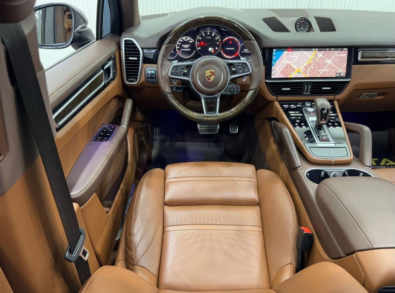 بورش كايان S 2.9L (435 HP) 2019 Porsche Cayenne S, One Year Warranty, Full Service History, GCC