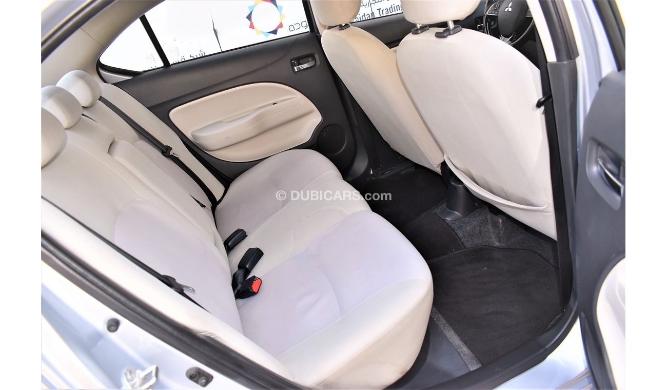 Mitsubishi Attrage AED 684 PM | 1.2L GLX GCC WARRANTY