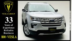 Ford Explorer FULL OPTION + PUSH START + LEATHER SEATS + SCREEN + 4WD / GCC / 2018 / WARRANTY / FSH / 1,736 DHS PM