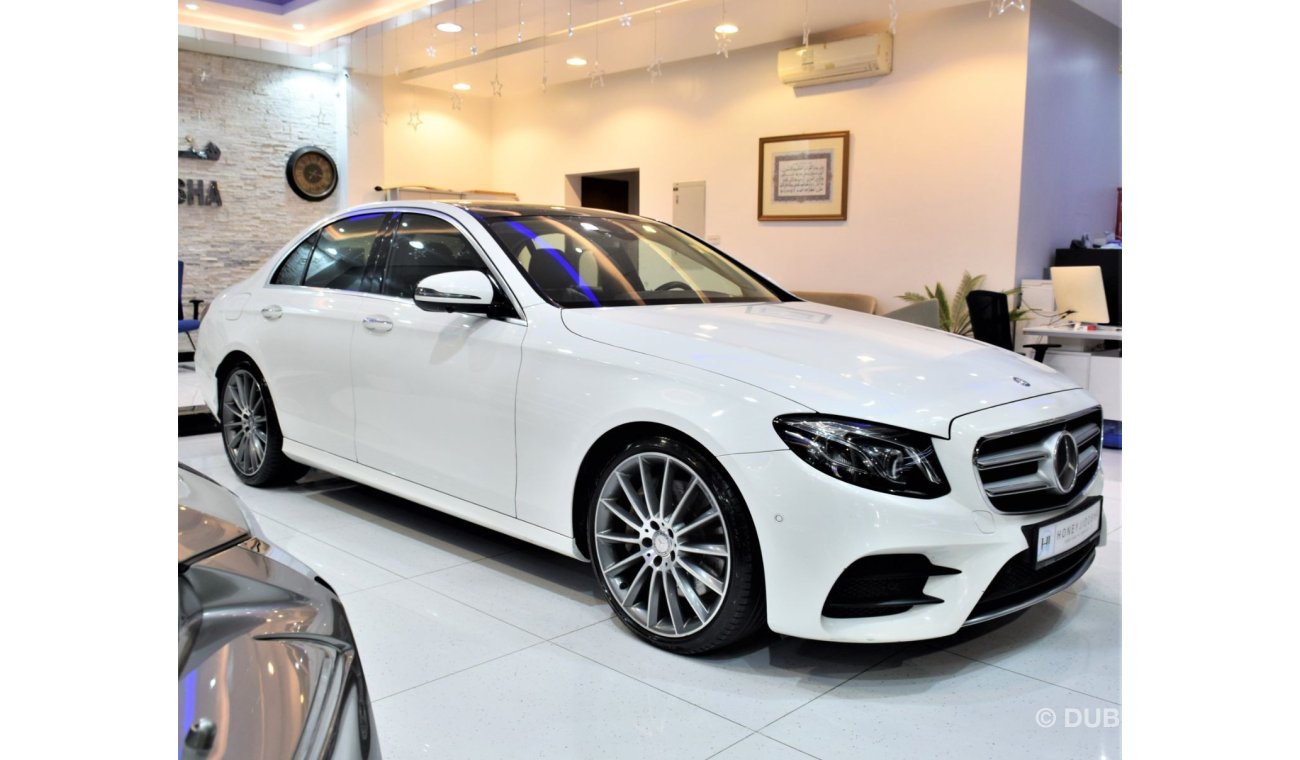 Mercedes-Benz E300 ORIGINAL PAINT ( صبغ وكاله ) Mercedes Benz E300 2017 Model!! in White Color! GCC Specs