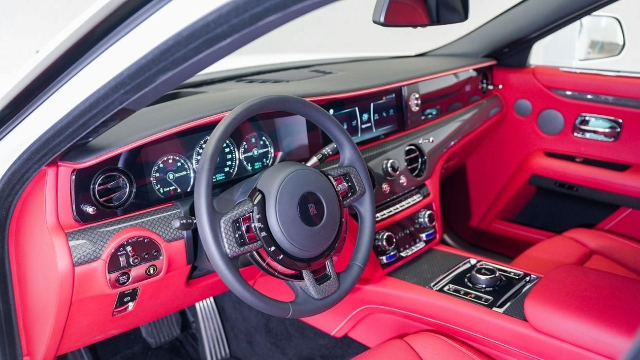 رولز رويس جوست Ghost Black Badge | AED 15,136 PM | Up to 3 Years Unlimited Warranty |