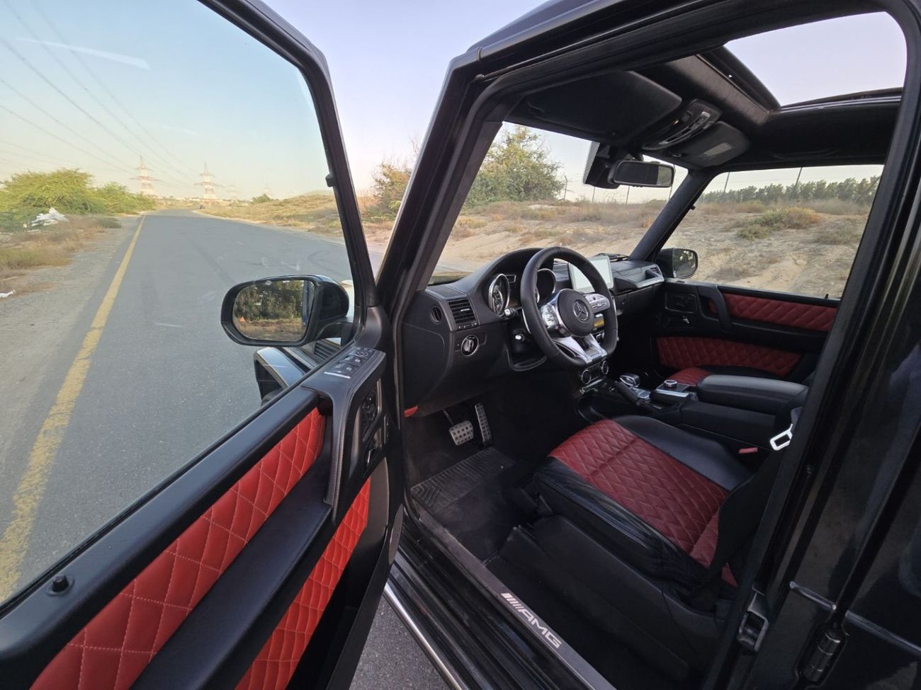 مرسيدس بنز G 63 AMG Std 5.5L MERCEDES G-63 AMG 2013 GCC BODYKIT MODEL 2020 GOOD CONDITION INSIDE OUT SIDE