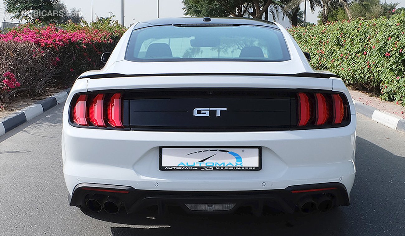 فورد موستانج 2019 GT Premium, 5.0 V8 GCC, 0km w/ 3Yrs or 100K km Warranty + 60K km Service from Al Tayer