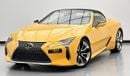 لكزس LC500 كابريوليه 2021 Lexus LC500 Carbon Cabriolet, 1 Year Warranty Unlimited KM, Excellent Condition