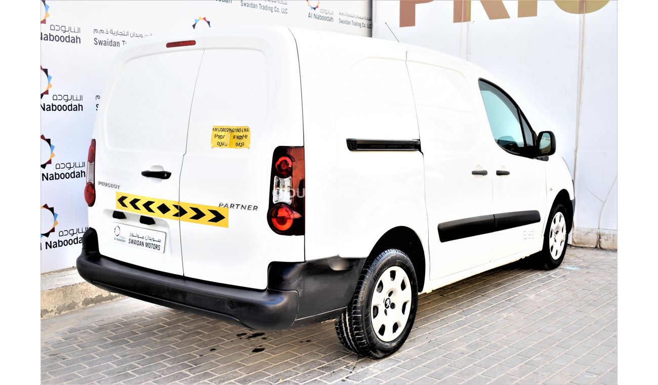 Peugeot Partner Tepee VAN 1.6L B9 MANUAL 2018 GCC UNDER BALANCE AGENCY WARRANTY UP TO 2022 OR 100,000 KM