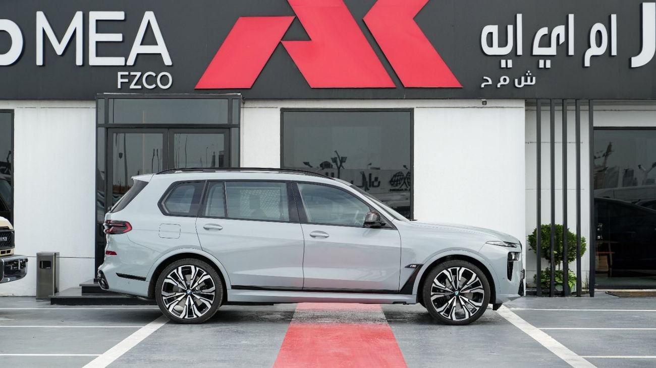 بي أم دبليو X7 M60i xDrive M-Sport Pro V8 Brooklyn Grey Metallic 2026 MY Export Only
