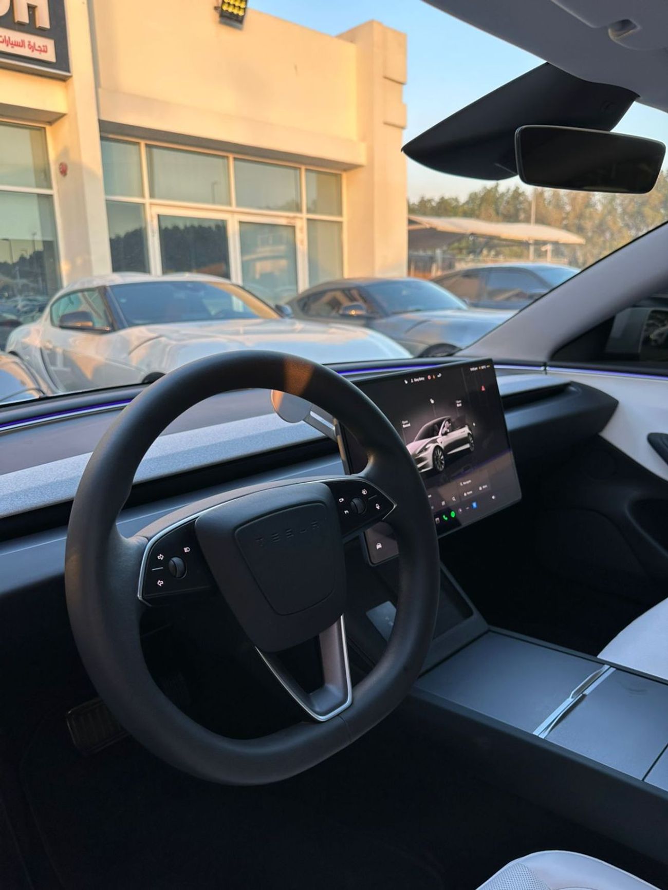 تسلا موديل 3 تسلا موديل 3 لونج رينج خليجي 2024 فل ابشن صبغ وكاله تشييكات وكاله تحت الضمان