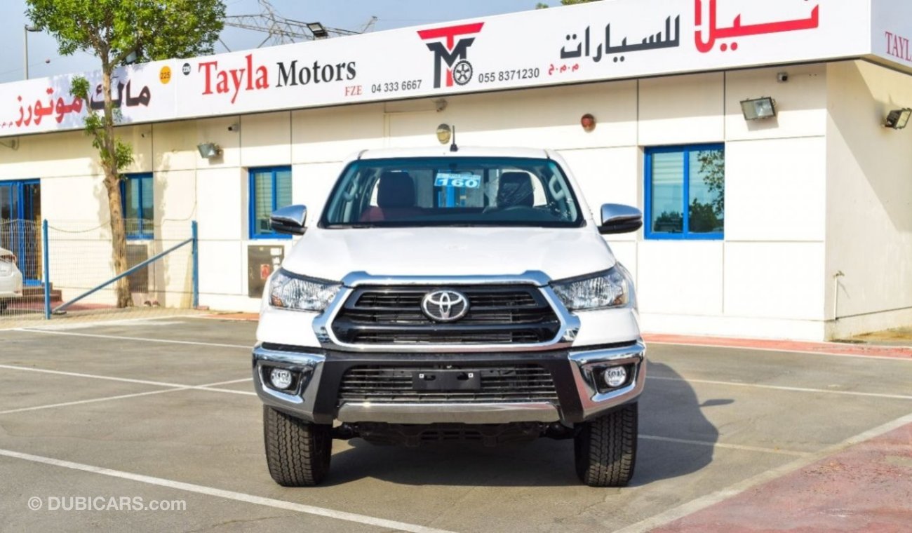 تويوتا هيلوكس TOYOTA HILUX 2.4L AT WITH DIFFLOCK WHITE 2022