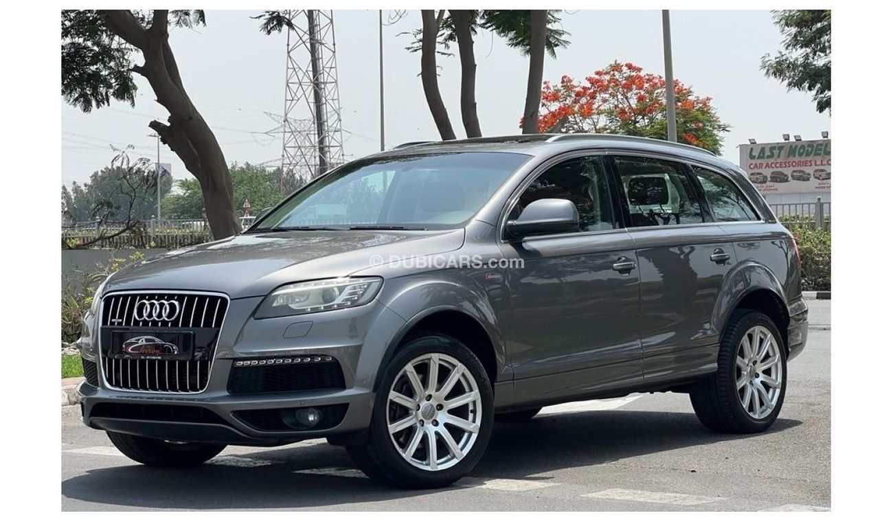 Audi Q7 FSI quattro S-Line AUDI Q7 2014 GCC S LINE FULL OPTIONS 7 SEATER IN PERFECT CONDITION