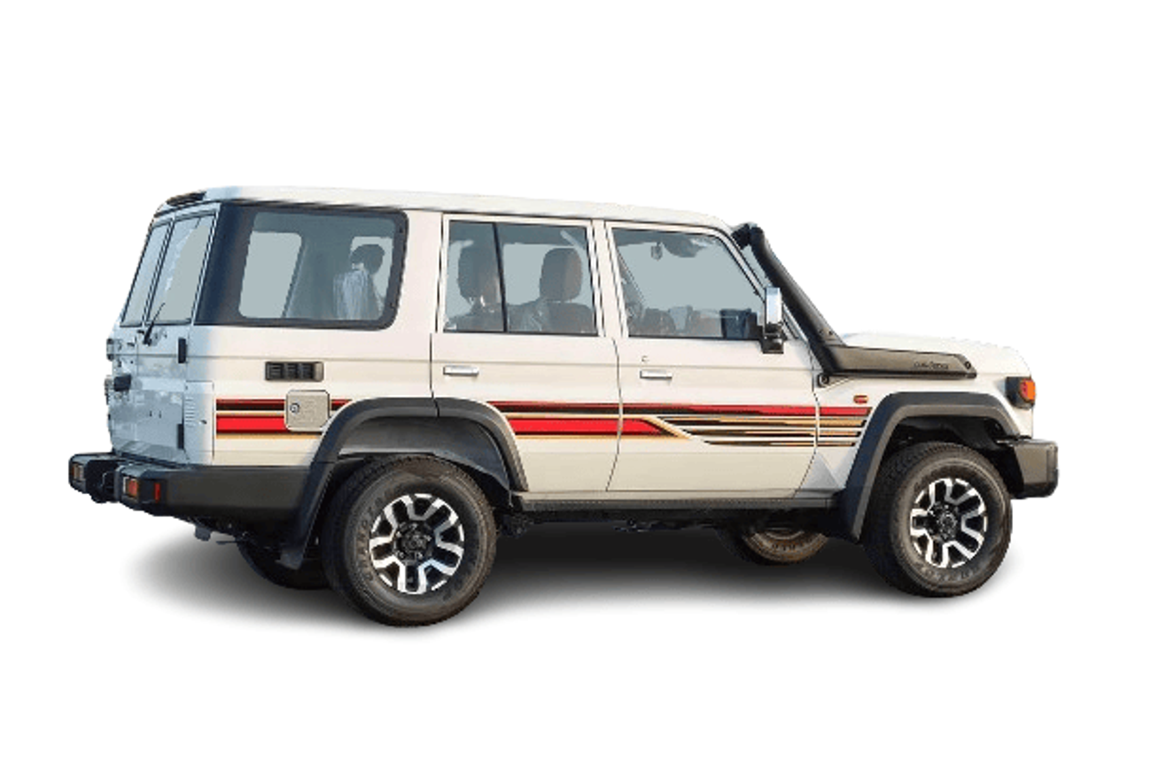 Toyota Land Cruiser 70 ECTMQM001 – 2025 TLC76 5 Doors Hardtop - 2.8L Diesel Auto White with Tan Interior
