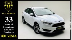 Ford Focus LEATHER SEATS + NAVIGATION + ALLOY WHEELS / GCC / 2018 / WARRANTY + FULL SERVICE HISTORY / 588 DHS