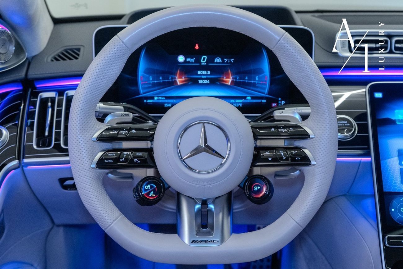 مرسيدس بنز S 63 AMG 2024 Mercedes-Benz S63 AMG E Performance Biturbo V8, Fully Loaded, Low Kms, European Spec