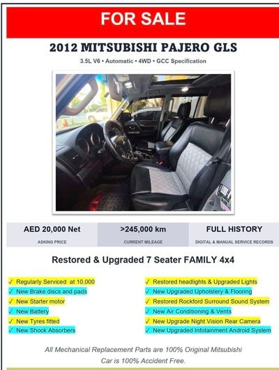 Mitsubishi Pajero GLS MIDLINE