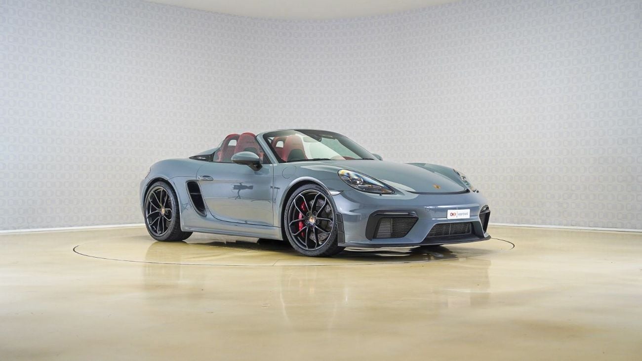 Porsche 718 Spyder UAE's Very Best Example | 2 Years Free Servicing | AED 7,081 Per Month