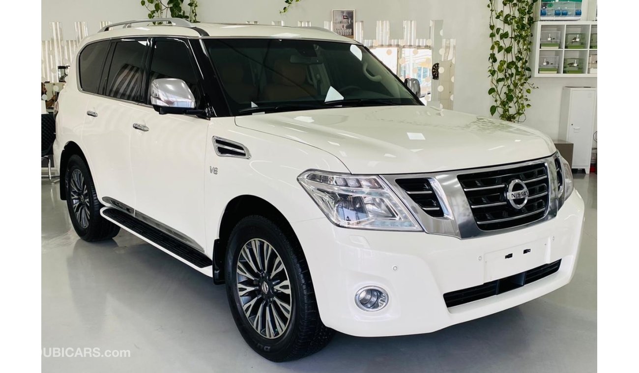 Nissan Patrol Platinum .. GCC .. FSH .. 400 hp .. Perfect Cindition