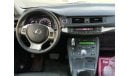 Lexus CT200h F-SPORTS LIMITED HYBRID ENGINE 1.8L V4 2011 AMERICAN SPECIFICATION