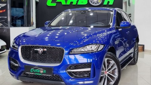 Jaguar F-Pace R-Sport JAGUAR F PACE R 2.5T 2019 GCC IN PERFECT CONDITION UNDER AL TAYER WARRANTY  SERVICE CONTRACT