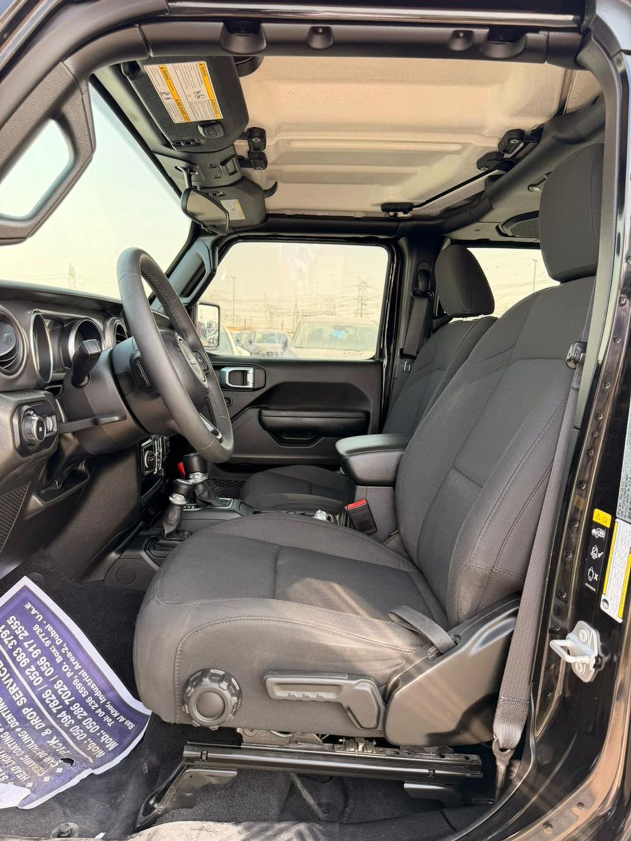 جيب رانجلر Jeep WRANGLER sport 4x4 2.0L  v4 270Hp petrol Engine Colour Black Interior black Transmission Automa