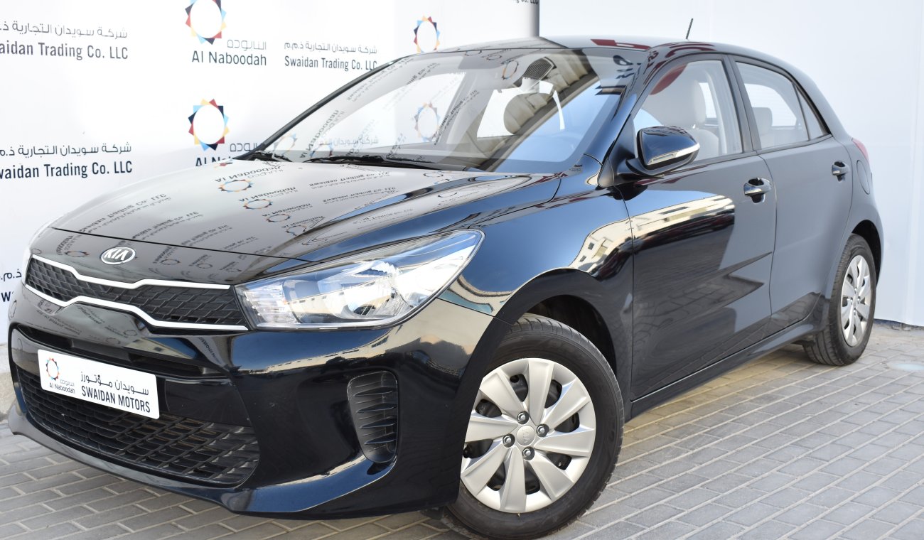 كيا ريو 1.4L HATCHBACK 2018 GCC DEALER WARRANTY