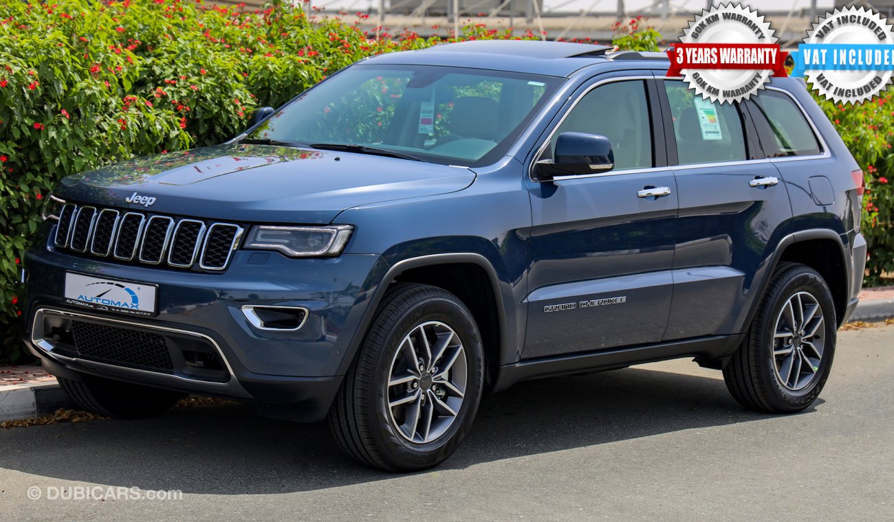 Jeep Grand Cherokee Limited V6 3.6L W/ 3Yrs or 60K km Warranty @ Official Dealer.