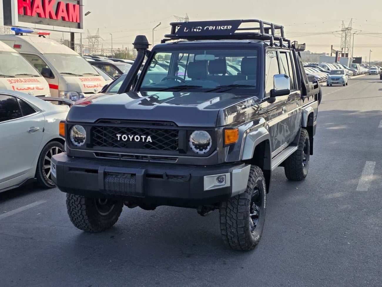 تويوتا لاند كروزر بيك آب RIGHT HAND VEHICLE ONLY FOR EXPORT 4.5L MODEL 2018 SHAPE 2024