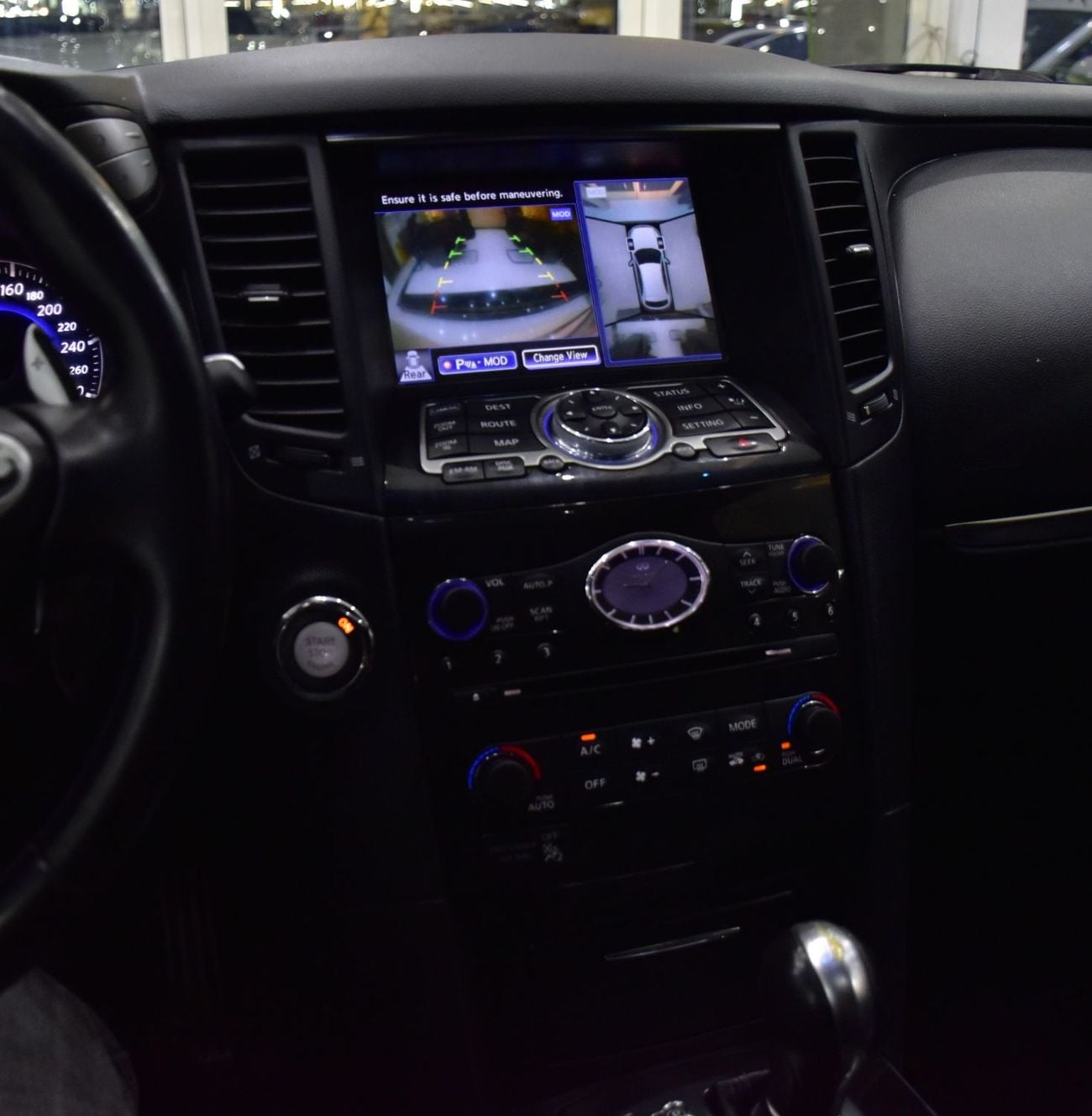 إنفينيتي QX70 ELITE SPORT EXCELLENT DEAL for our Infiniti QX70s ( 2016 Model ) in White Color GCC Specs
