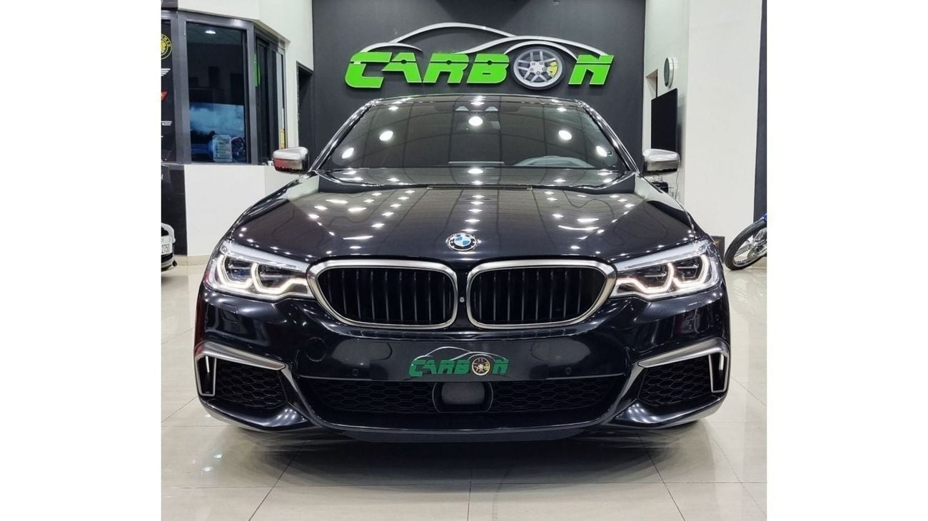 BMW M550i SPECIAL OFFER BMW M550I 2018 GCC IN IMMACULATE CONDITION STILL UNDER SERVICE CONTRACT FROM BMW