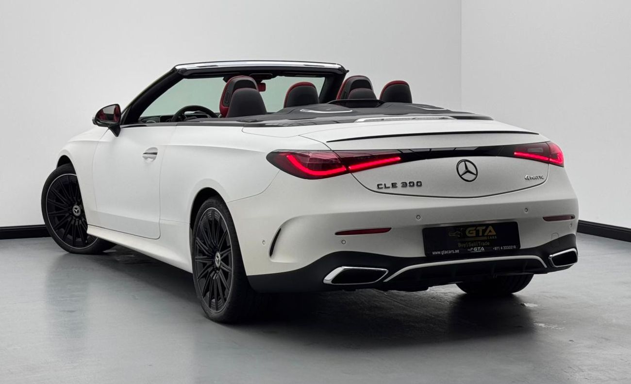 مرسيدس بنز سي إل إي 300 كابريوليه 2025 Mercedes-Benz CLE 300 4Matic, Mercedes Warranty, Excellent Condition, GCC