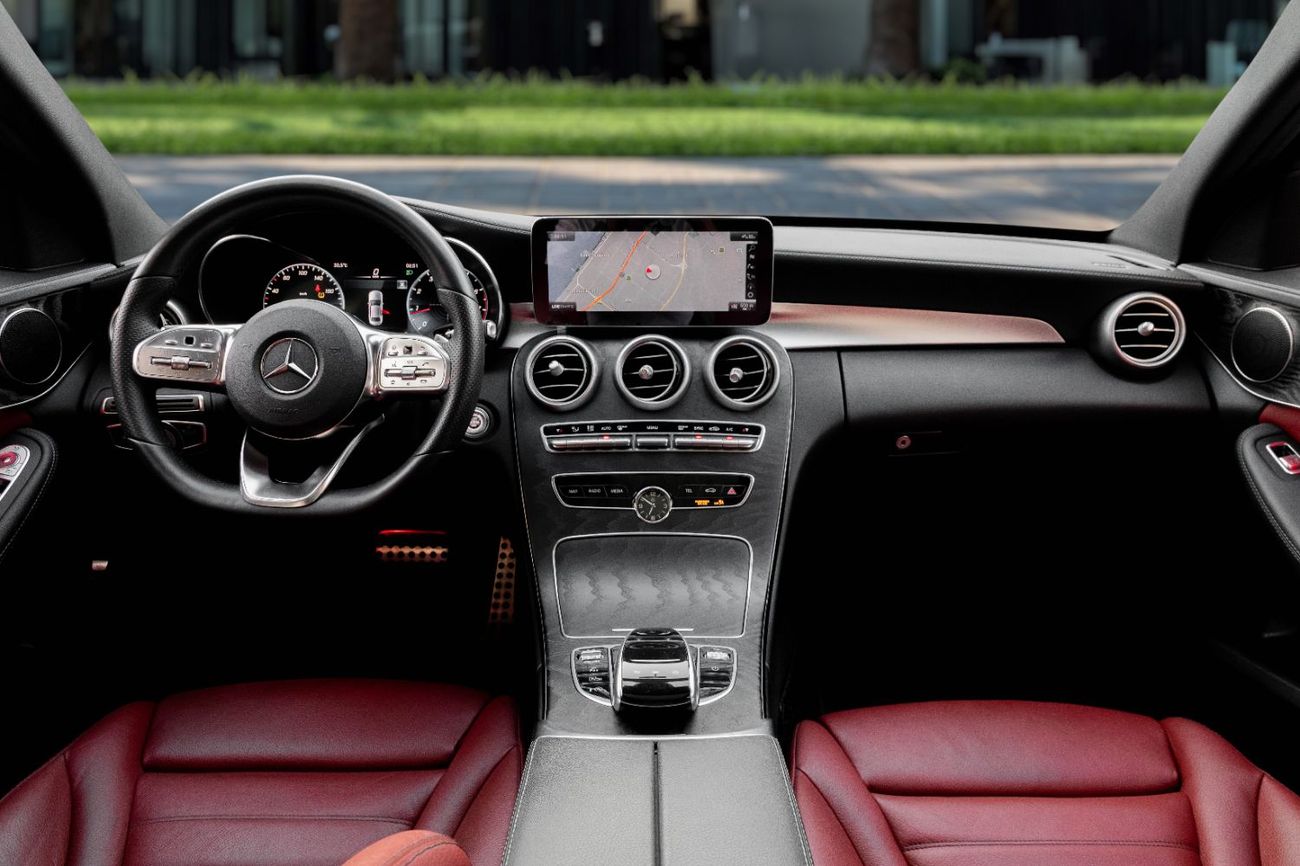 مرسيدس بنز C 200 C200 AMG | 2,155 P.M | 0% Downpayment | Sedan!