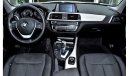 بي أم دبليو 120 EXCELLENT DEAL for our BMW 120i ( 2019 Model ) in White Color GCC Specs