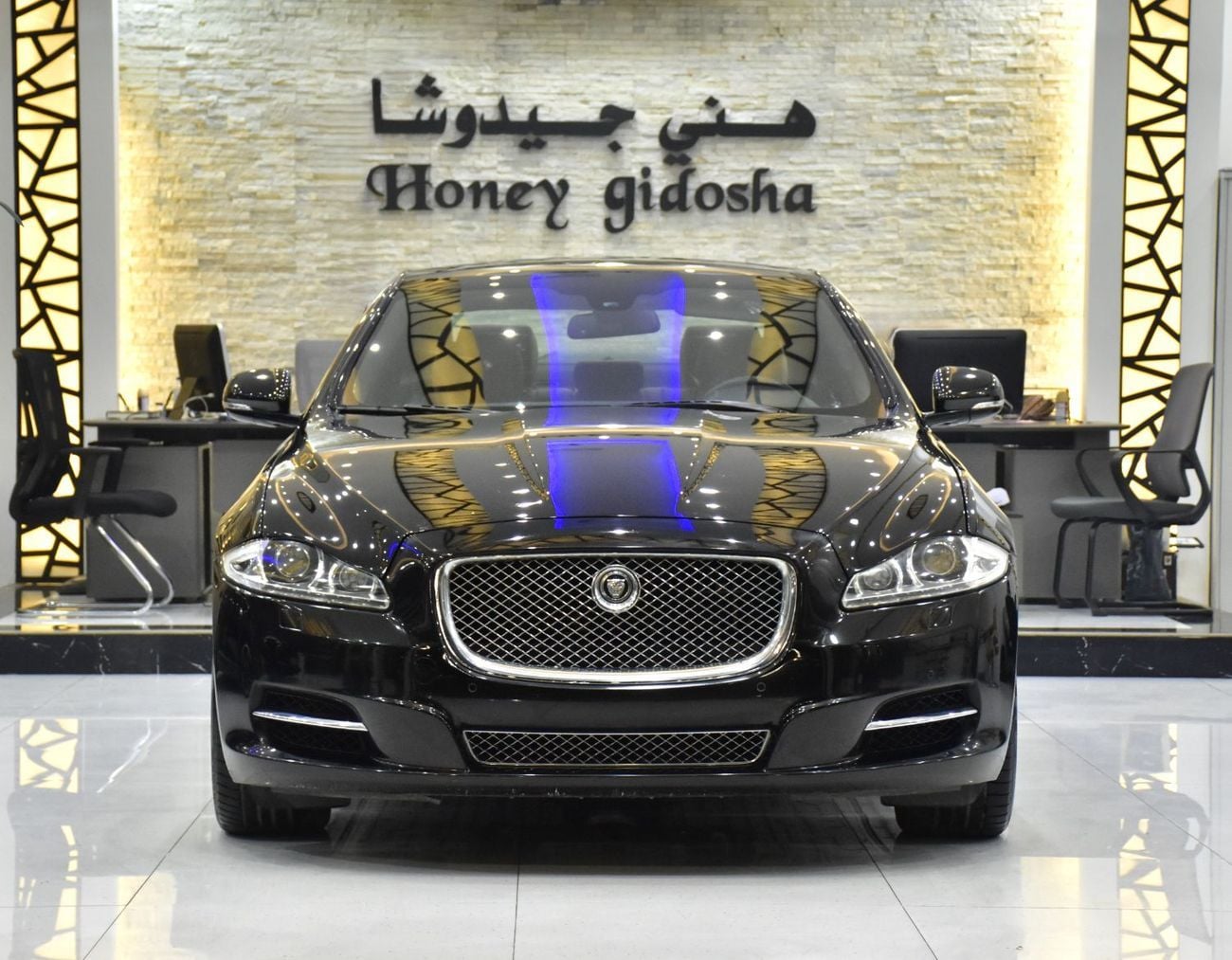 Jaguar XJL  EXCELLENT DEAL for our Jaguar XJ L 5.0 ( 2013 Model ) in Black Color GCC Specs